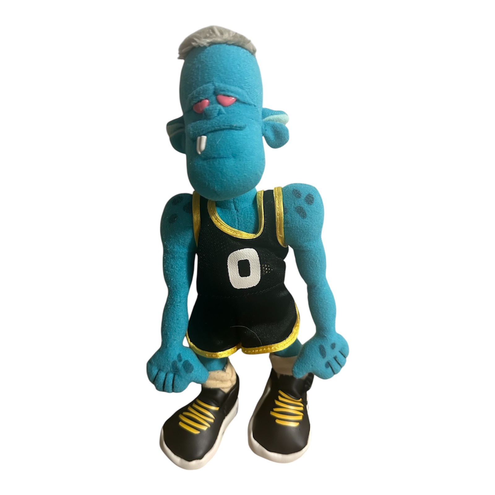 Peluche de Space Jam: Blanko, uno de los Monstars, visto de frente
